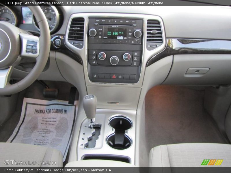 Dark Charcoal Pearl / Dark Graystone/Medium Graystone 2011 Jeep Grand Cherokee Laredo