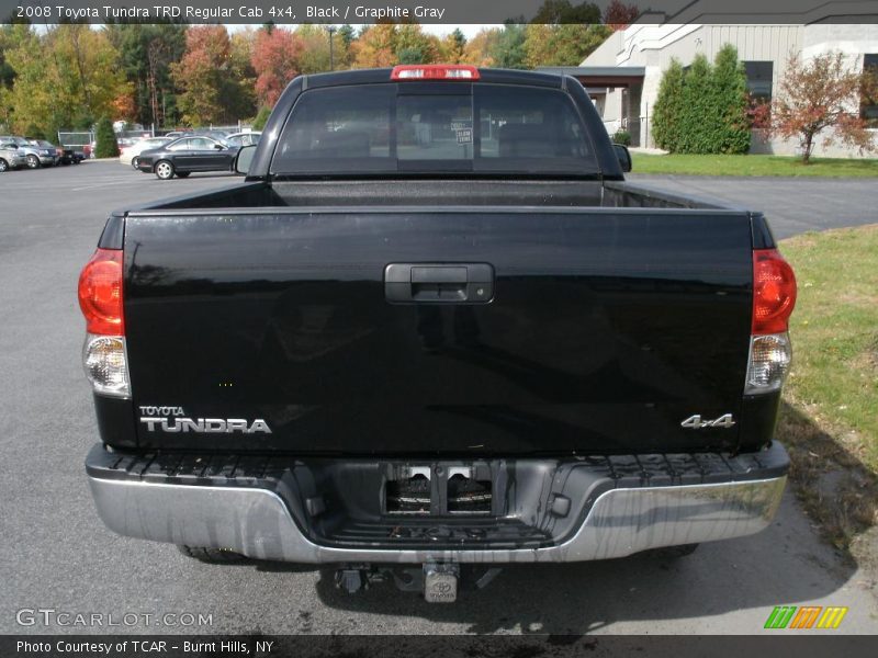 Black / Graphite Gray 2008 Toyota Tundra TRD Regular Cab 4x4