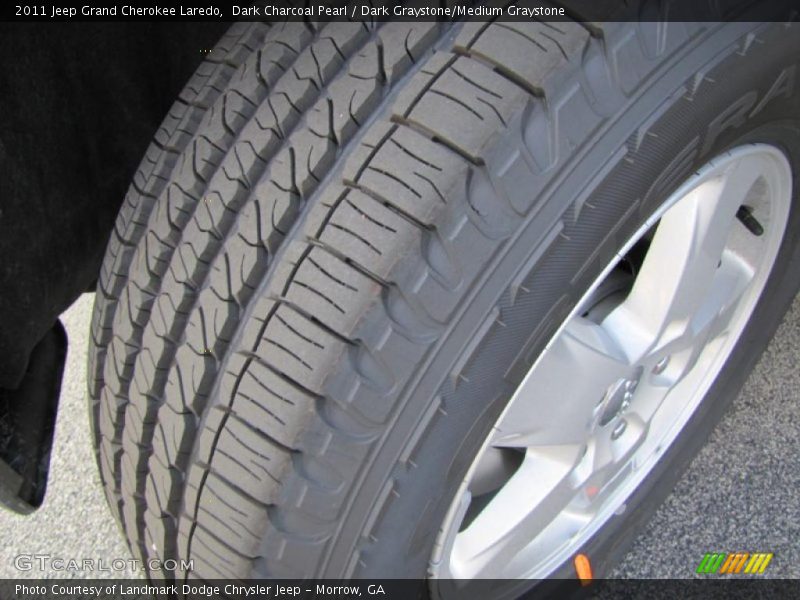 Dark Charcoal Pearl / Dark Graystone/Medium Graystone 2011 Jeep Grand Cherokee Laredo