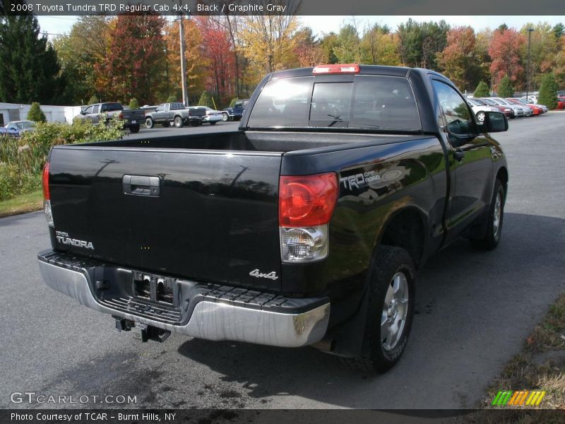 Black / Graphite Gray 2008 Toyota Tundra TRD Regular Cab 4x4