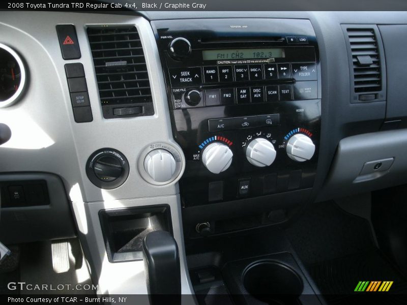 Black / Graphite Gray 2008 Toyota Tundra TRD Regular Cab 4x4
