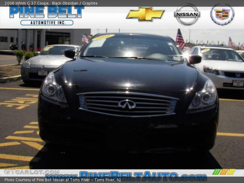 Black Obsidian / Graphite 2008 Infiniti G 37 Coupe