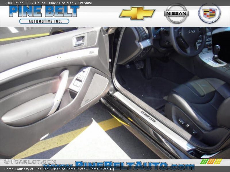 Black Obsidian / Graphite 2008 Infiniti G 37 Coupe