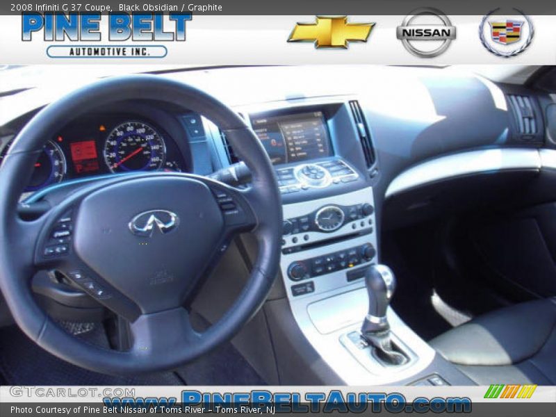Black Obsidian / Graphite 2008 Infiniti G 37 Coupe