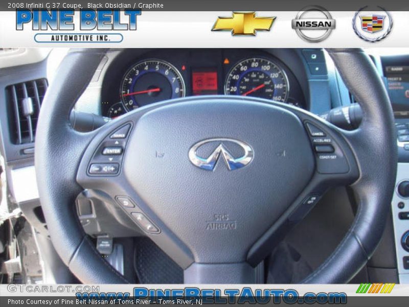 Black Obsidian / Graphite 2008 Infiniti G 37 Coupe