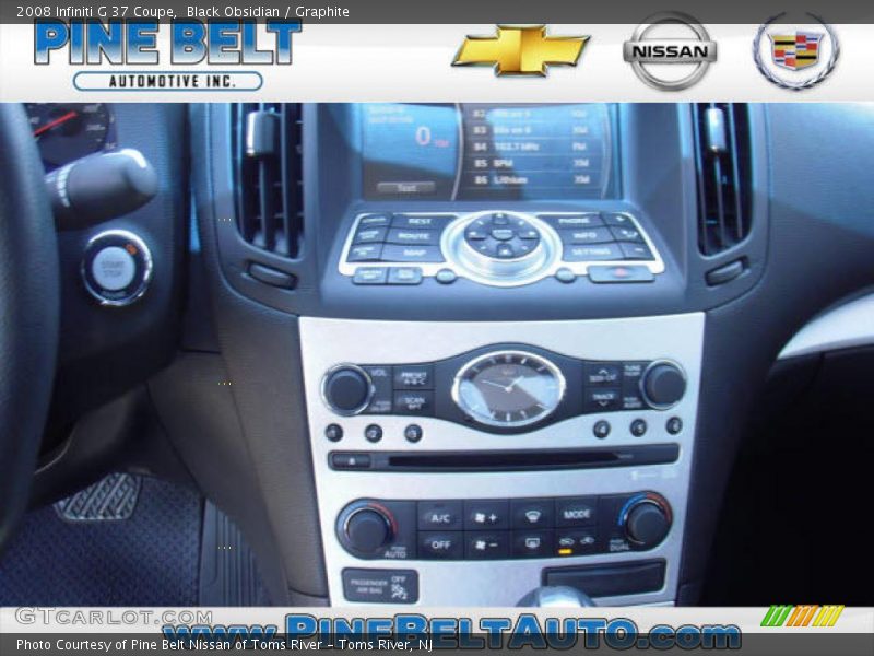 Black Obsidian / Graphite 2008 Infiniti G 37 Coupe