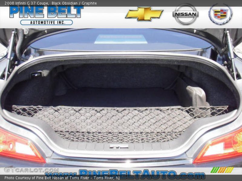 Black Obsidian / Graphite 2008 Infiniti G 37 Coupe