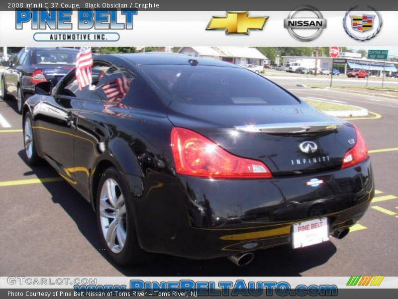 Black Obsidian / Graphite 2008 Infiniti G 37 Coupe