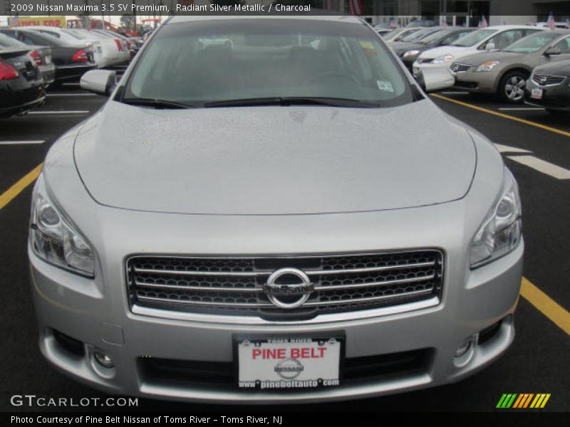Radiant Silver Metallic / Charcoal 2009 Nissan Maxima 3.5 SV Premium