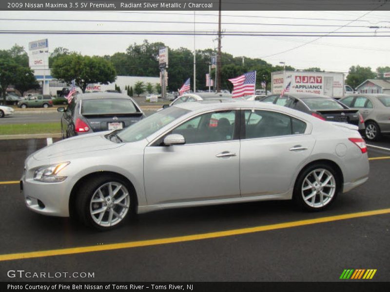 Radiant Silver Metallic / Charcoal 2009 Nissan Maxima 3.5 SV Premium