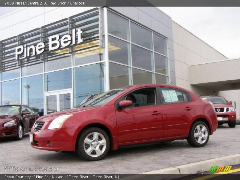 Red Brick / Charcoal 2009 Nissan Sentra 2.0