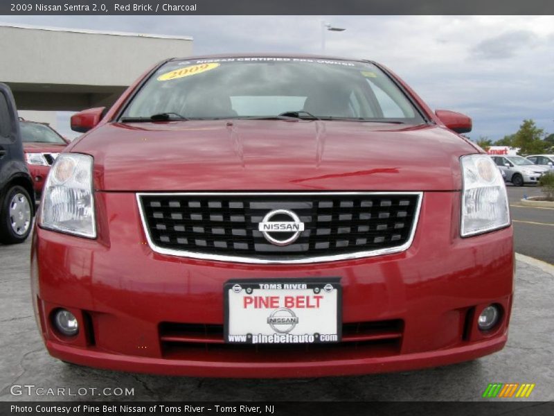 Red Brick / Charcoal 2009 Nissan Sentra 2.0