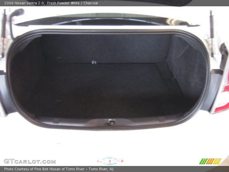 Fresh Powder White / Charcoal 2009 Nissan Sentra 2.0