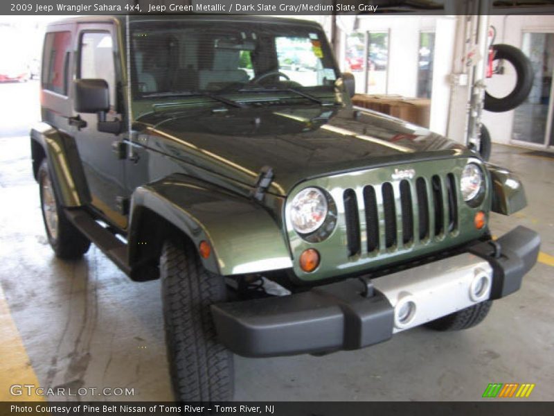 Jeep Green Metallic / Dark Slate Gray/Medium Slate Gray 2009 Jeep Wrangler Sahara 4x4