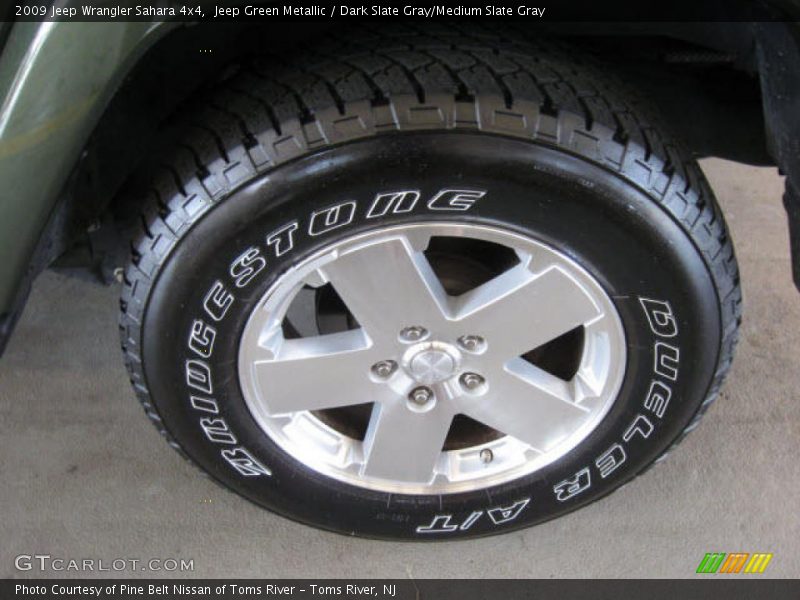 Jeep Green Metallic / Dark Slate Gray/Medium Slate Gray 2009 Jeep Wrangler Sahara 4x4