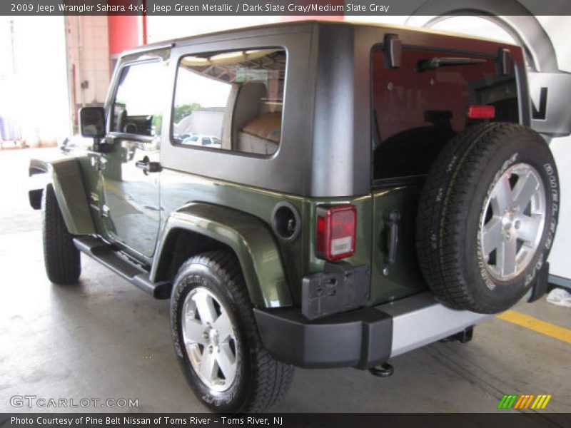 Jeep Green Metallic / Dark Slate Gray/Medium Slate Gray 2009 Jeep Wrangler Sahara 4x4