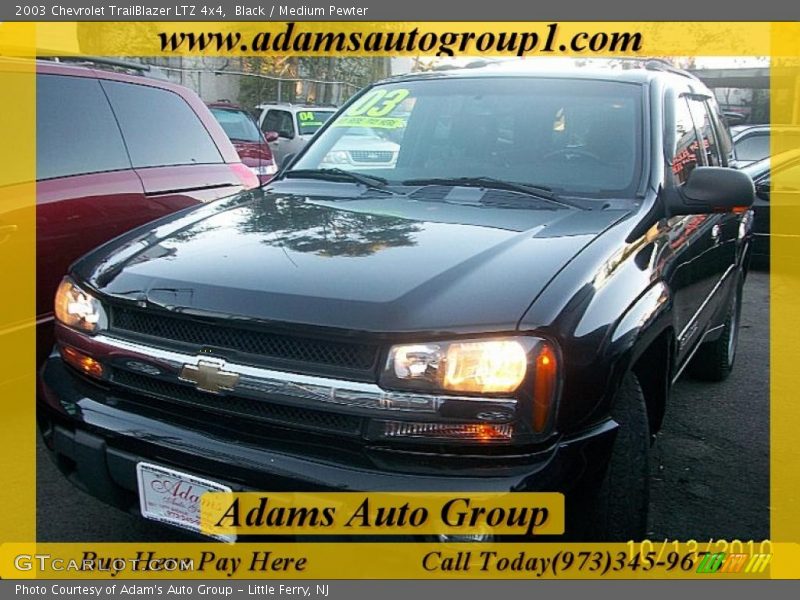 Black / Medium Pewter 2003 Chevrolet TrailBlazer LTZ 4x4