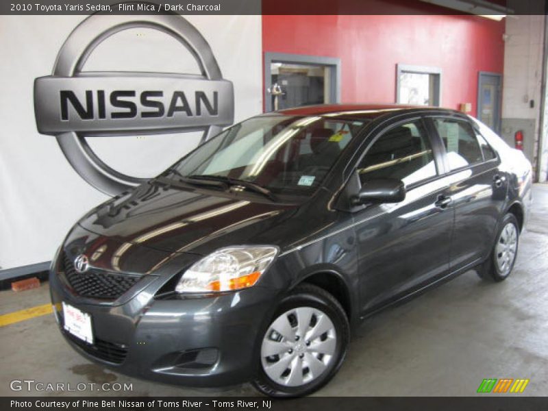 Flint Mica / Dark Charcoal 2010 Toyota Yaris Sedan
