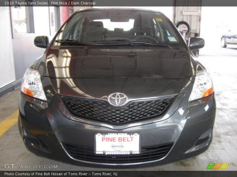 Flint Mica / Dark Charcoal 2010 Toyota Yaris Sedan