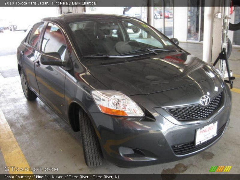 Flint Mica / Dark Charcoal 2010 Toyota Yaris Sedan