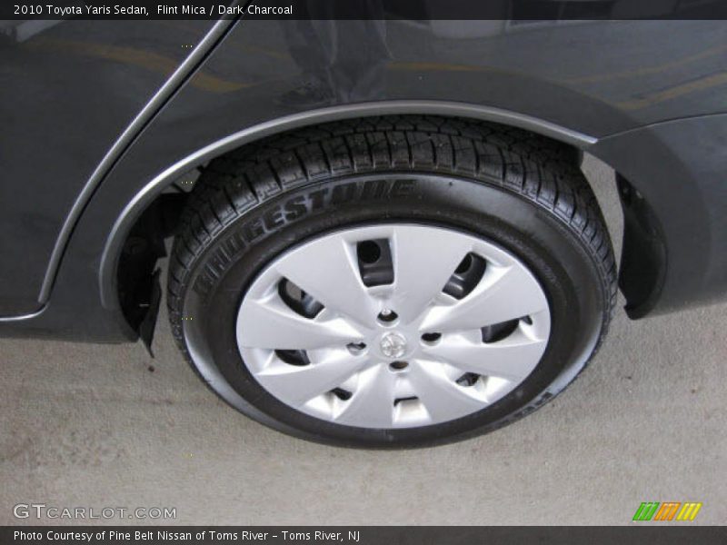 Flint Mica / Dark Charcoal 2010 Toyota Yaris Sedan