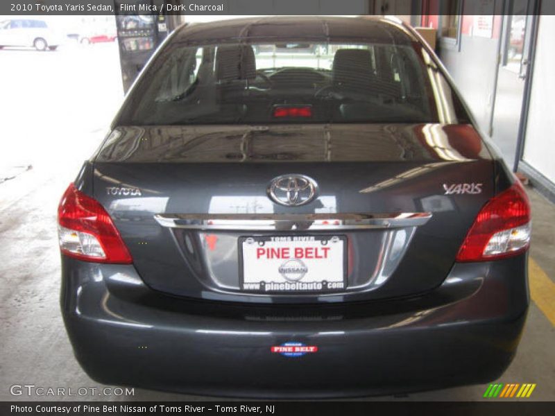 Flint Mica / Dark Charcoal 2010 Toyota Yaris Sedan