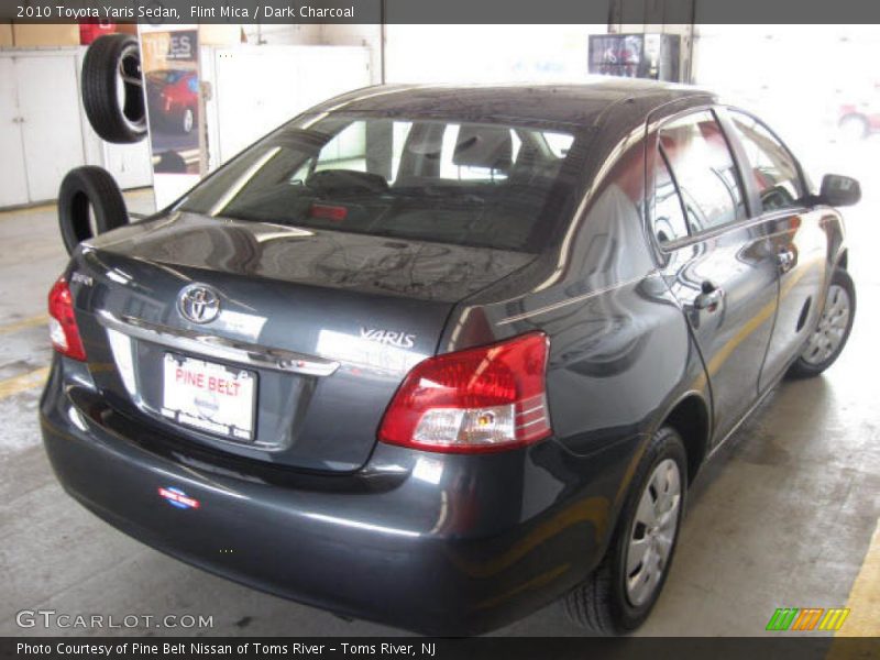 Flint Mica / Dark Charcoal 2010 Toyota Yaris Sedan