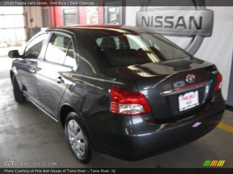 Flint Mica / Dark Charcoal 2010 Toyota Yaris Sedan