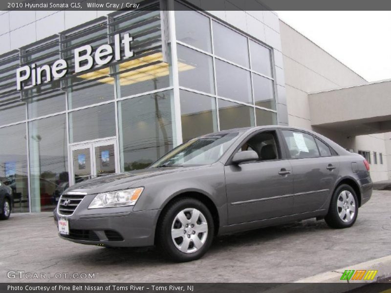 Willow Gray / Gray 2010 Hyundai Sonata GLS