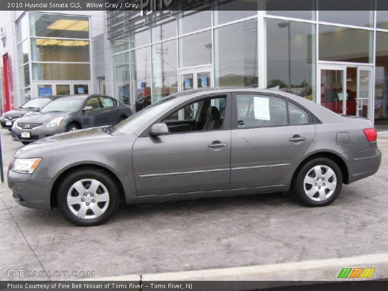 Willow Gray / Gray 2010 Hyundai Sonata GLS