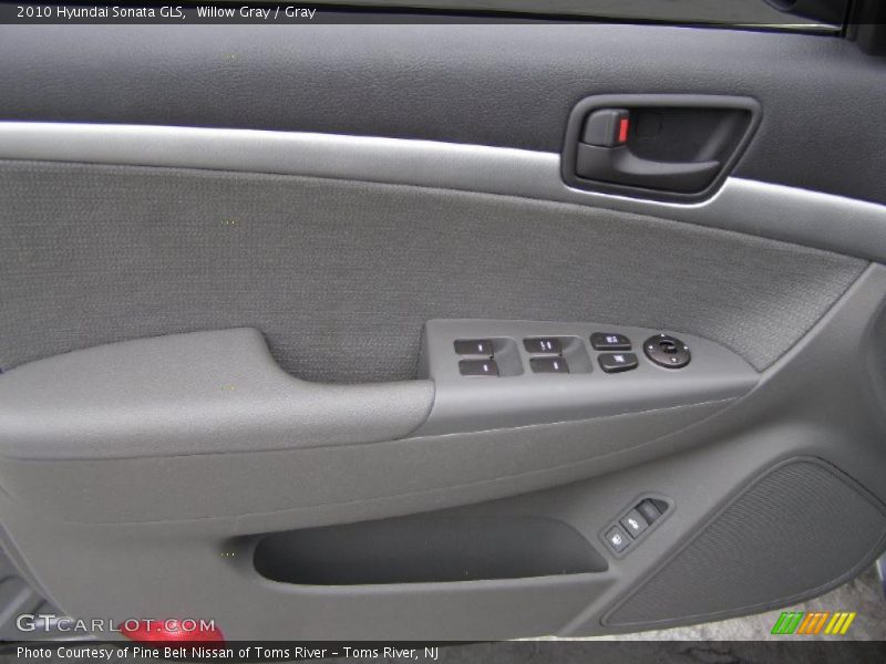 Willow Gray / Gray 2010 Hyundai Sonata GLS