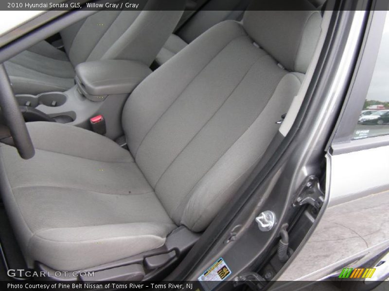 Willow Gray / Gray 2010 Hyundai Sonata GLS