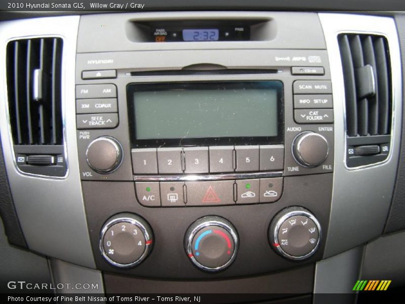 Willow Gray / Gray 2010 Hyundai Sonata GLS
