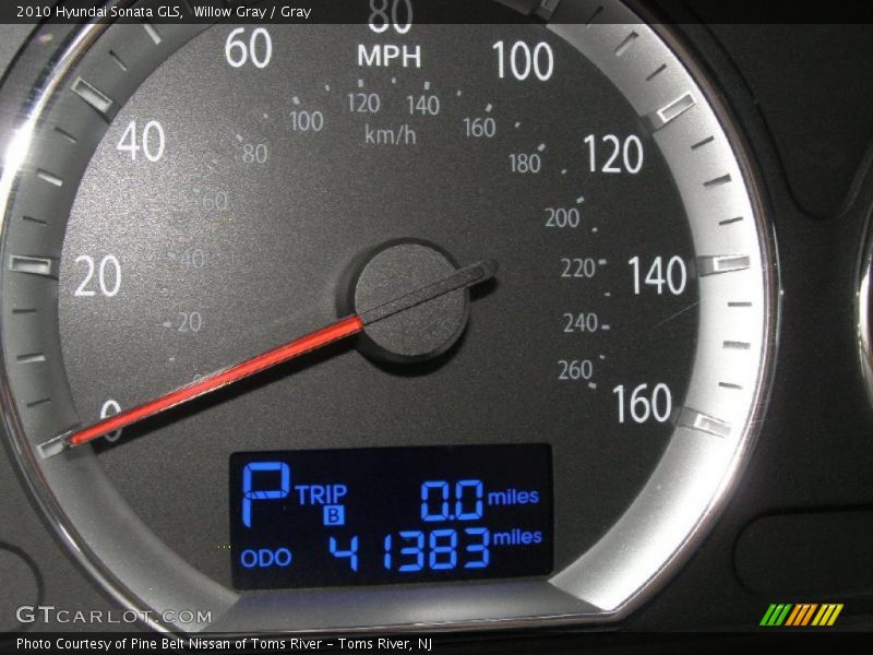 Willow Gray / Gray 2010 Hyundai Sonata GLS