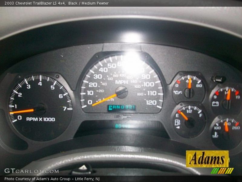 Black / Medium Pewter 2003 Chevrolet TrailBlazer LS 4x4