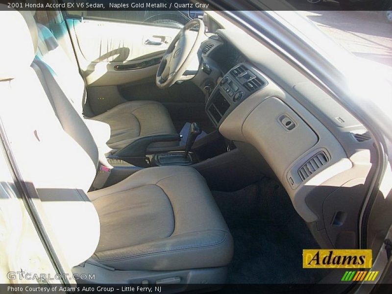 Naples Gold Metallic / Quartz Gray 2001 Honda Accord EX V6 Sedan