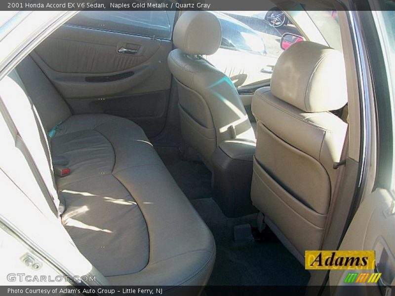 Naples Gold Metallic / Quartz Gray 2001 Honda Accord EX V6 Sedan