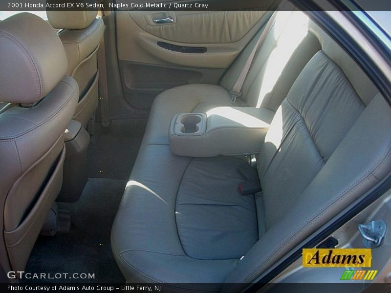 Naples Gold Metallic / Quartz Gray 2001 Honda Accord EX V6 Sedan