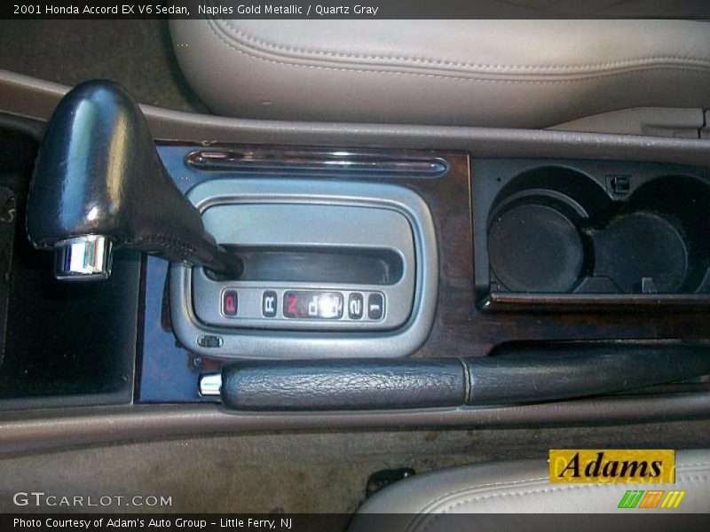 Naples Gold Metallic / Quartz Gray 2001 Honda Accord EX V6 Sedan