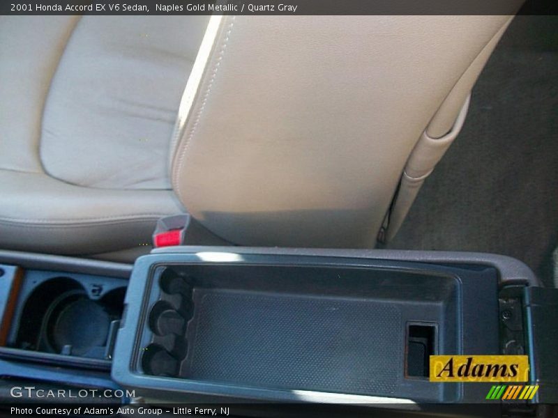 Naples Gold Metallic / Quartz Gray 2001 Honda Accord EX V6 Sedan