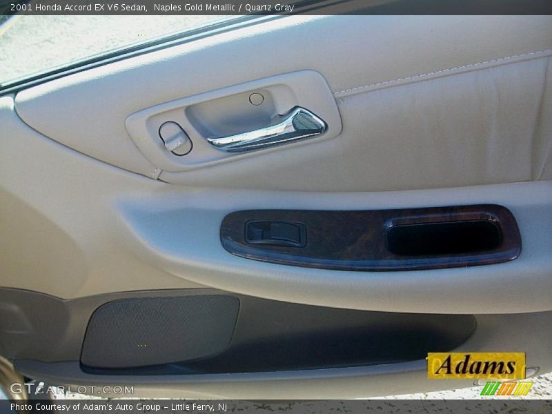 Naples Gold Metallic / Quartz Gray 2001 Honda Accord EX V6 Sedan