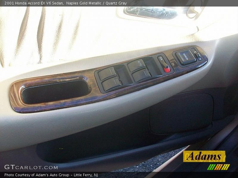 Naples Gold Metallic / Quartz Gray 2001 Honda Accord EX V6 Sedan