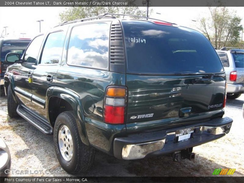 Dark Green Metallic / Gray/Dark Charcoal 2004 Chevrolet Tahoe LT