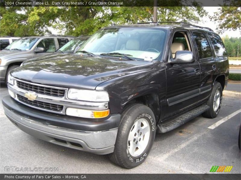 Dark Gray Metallic / Gray/Dark Charcoal 2004 Chevrolet Tahoe LS