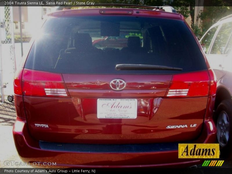 Salsa Red Pearl / Stone Gray 2004 Toyota Sienna LE