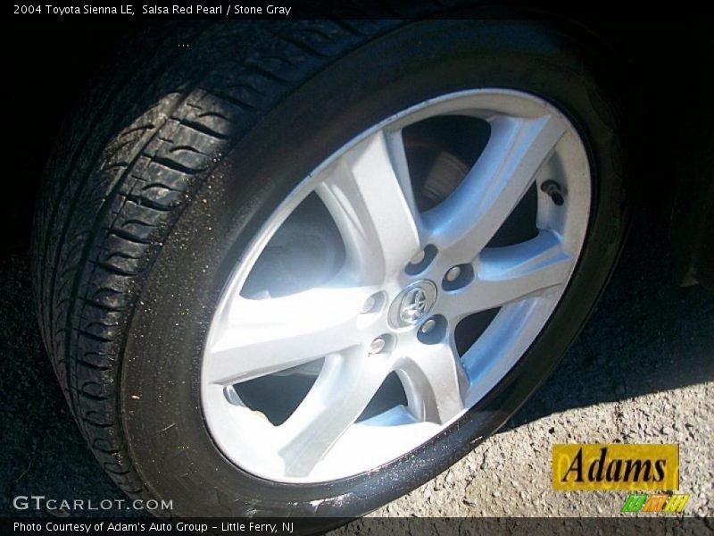 Salsa Red Pearl / Stone Gray 2004 Toyota Sienna LE