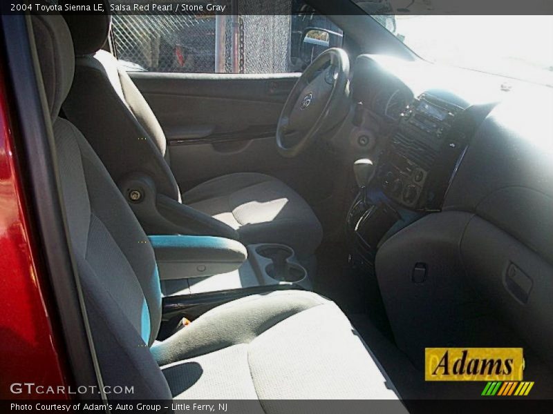 Salsa Red Pearl / Stone Gray 2004 Toyota Sienna LE