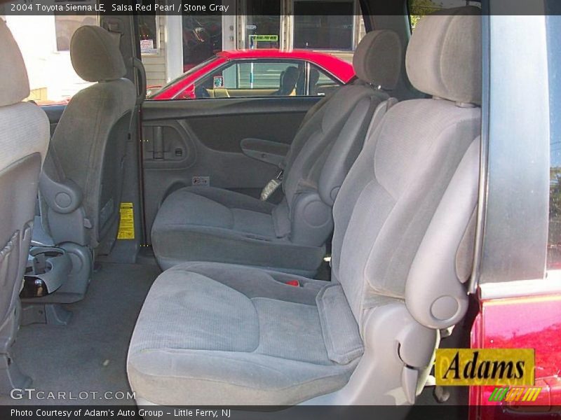 Salsa Red Pearl / Stone Gray 2004 Toyota Sienna LE