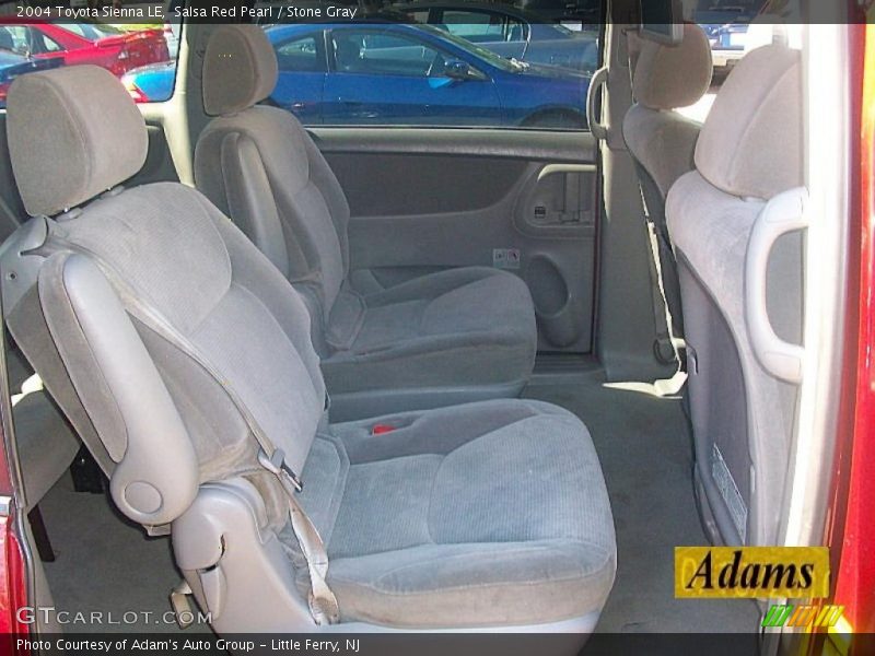 Salsa Red Pearl / Stone Gray 2004 Toyota Sienna LE
