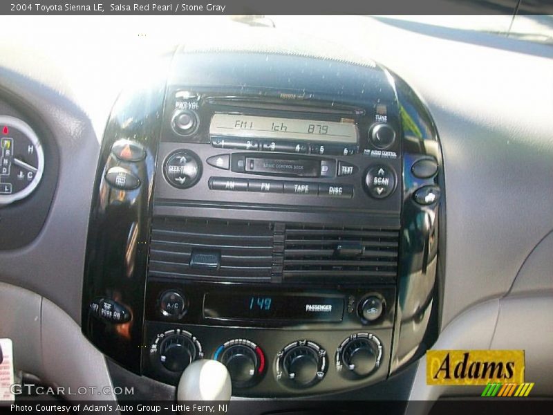 Salsa Red Pearl / Stone Gray 2004 Toyota Sienna LE